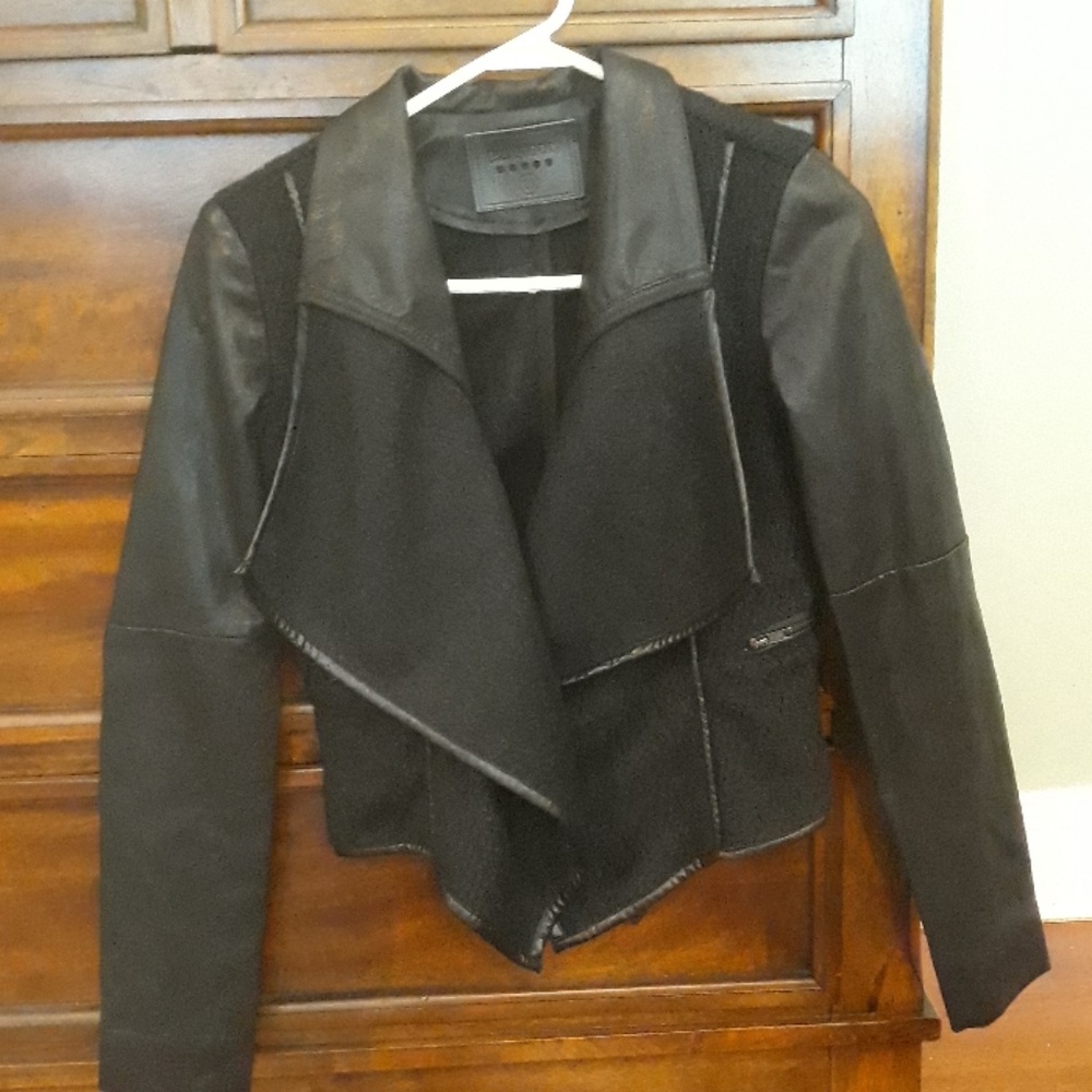 Blank nyc black motto jacket